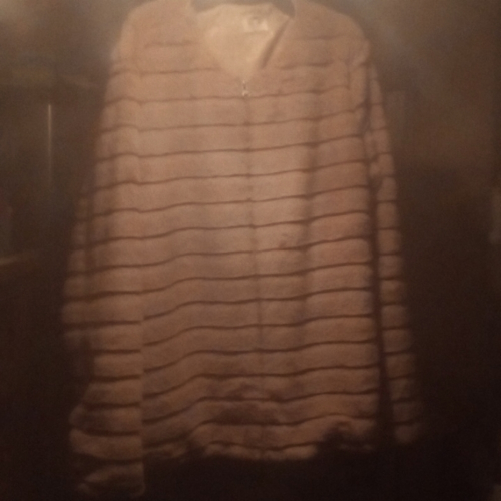 Faux fur coat
